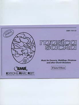 Illustration de MUSICA SACRA - Partie hautbois ou flûte   