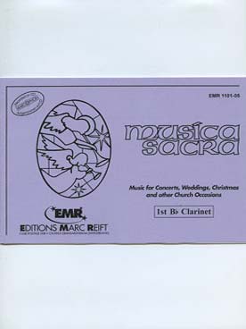 Illustration de MUSICA SACRA - Partie clarinette 1   