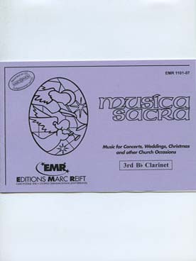 Illustration de MUSICA SACRA - Partie clarinette 3   