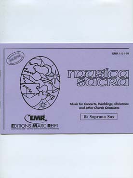 Illustration de MUSICA SACRA - Partie saxophone soprano   