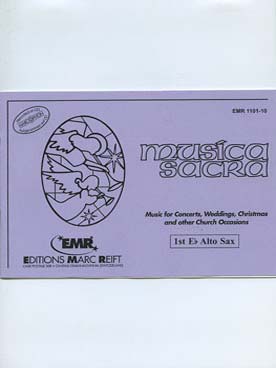 Illustration de MUSICA SACRA - Partie saxophone alto 1   