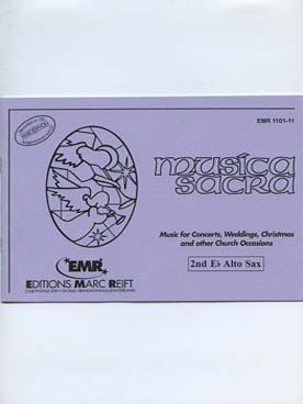 Illustration de MUSICA SACRA - Partie saxophone alto 2   
