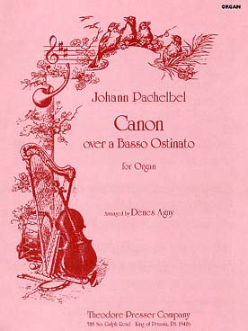 Illustration de Canon sur une basse obstinée (tr. Agay)