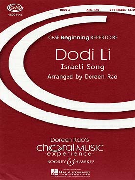 Illustration de Dodi li pour choeur SS et piano, hébreu ext. de 'Old testament book of Solomon'