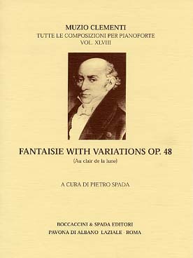 Illustration de Fantaisie avec variations op. 48 sur "Au clair de lune"