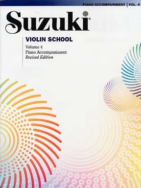 Illustration de SUZUKI Violin School (édition révisée) - Accompagnement piano du Vol. 4