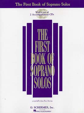 Illustration de THE FIRST BOOK OF soprano solos - Vol. 1
