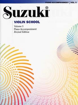 Illustration de SUZUKI Violin School (édition révisée) - Accompagnement piano du Vol. 5