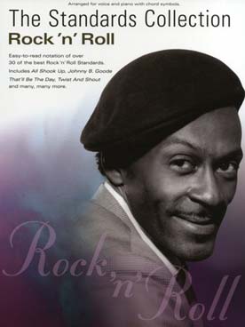 Illustration de THE STANDARDS COLLECTION ROCK'N'ROLL 30 morceaux arrangés pour P/V/G