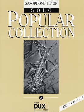 Illustration de POPULAR COLLECTION - Vol. 2 : saxophone ténor solo