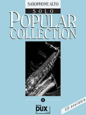Illustration de POPULAR COLLECTION - Vol. 3 : saxophone alto solo