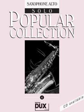 Illustration de POPULAR COLLECTION - Vol. 4 : saxophone alto solo
