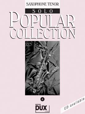 Illustration de POPULAR COLLECTION - Vol. 4 : saxophone ténor solo