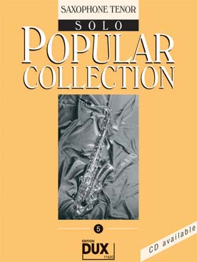 Illustration de POPULAR COLLECTION - Vol. 5 : saxophone ténor solo