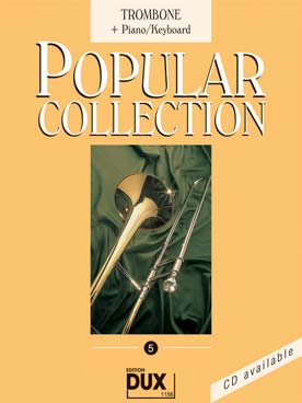 Illustration de POPULAR COLLECTION - Vol. 5 : trombone et piano   