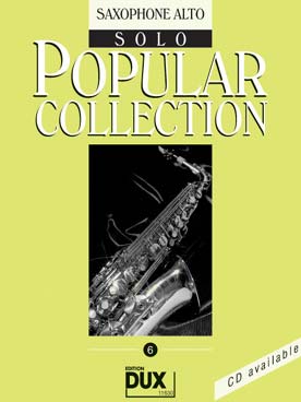 Illustration de POPULAR COLLECTION - Vol. 6 : saxophone alto solo