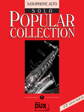 Illustration de POPULAR COLLECTION - Vol. 7 : saxophone alto solo