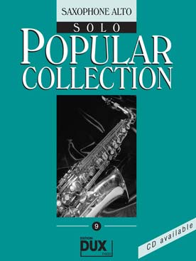 Illustration de POPULAR COLLECTION - Vol. 9 : saxophone alto solo