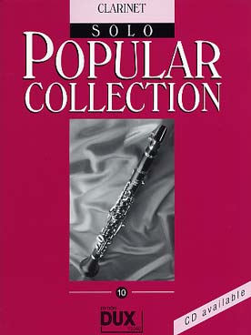 Illustration de POPULAR COLLECTION - Vol.10 : clarinette solo