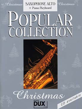 Illustration de POPULAR COLLECTION - Christmas : saxophone alto et piano