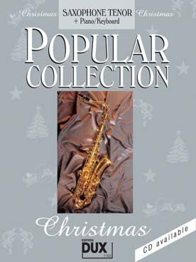 Illustration de POPULAR COLLECTION - Christmas : saxophone ténor et piano