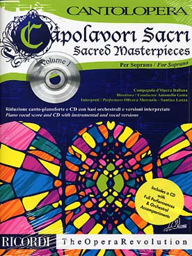Illustration de SACRED MASTERPIECES - Vol. 1 : soprano