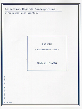 Illustration de Cnossos pour tom basse, caisse claire,  tam tam, batterie et bande