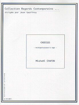 Illustration de Cnossos pour tom basse, caisse claire,  tam tam, batterie et bande