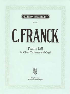 Illustration franck psaum 150 pour choeur mixte/orgue