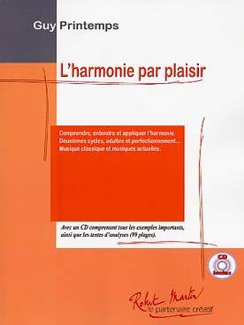 Illustration de L'Harmonie par plaisir : comprendre, entendre et appliquer l'harmonie pour cycle 2 adultes et perfectionnement