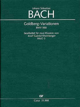Illustration de Variations Goldberg BWV 988