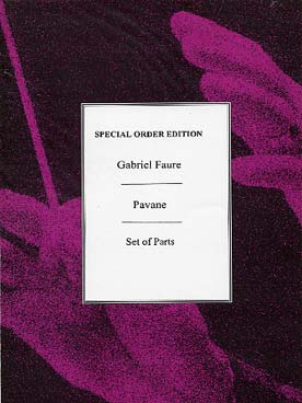Illustration de Pavane op. 50 - Parties séparées