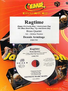 Illustration armitage brass quartet ragtime avec cd