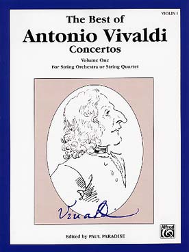 Illustration de The Best of Antonio Vivaldi Vol. 1 - Violon 1