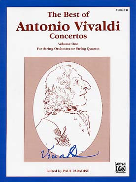 Illustration de The Best of Antonio Vivaldi Vol. 1 - Violon 2
