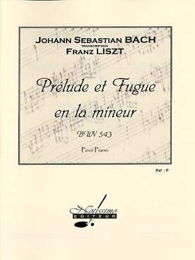 Illustration de Prélude et fugue BWV 543 en la m (tr. Liszt)