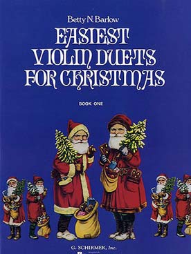 Illustration barlow easiest violin duets christmas v1