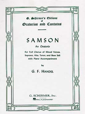 Illustration de Samson pour choeur mixte SATB et piano