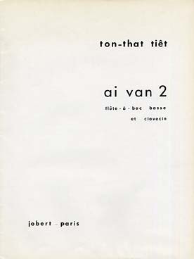 Illustration de Ai-Van II pour flûte à bec basse et clavecin
