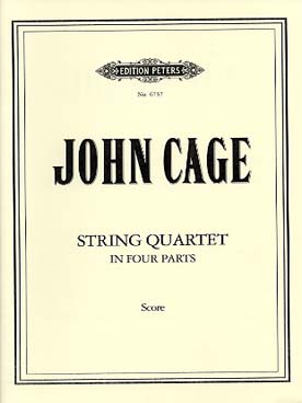 Illustration cage string quartet in 4 parts cond