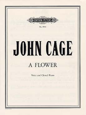 Illustration de A Flower pour voix et piano fermé