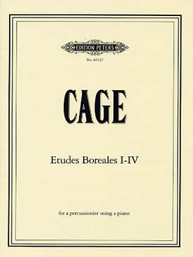Illustration de Études boréales I-IV (pour un percussioniste jouant du piano)