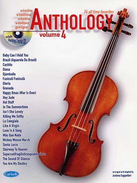Illustration de ANTHOLOGY : arr. de thèmes célèbres par A. Cappellari, avec CD play-along - Vol. 2 : 23 arrangements