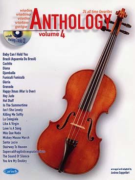 Illustration de ANTHOLOGY : arr. de thèmes célèbres par A. Cappellari, avec CD play-along - Vol. 2 : 23 arrangements