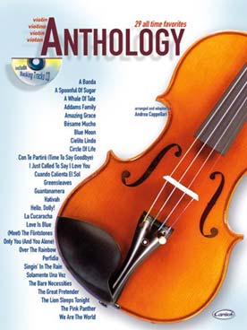 Illustration de ANTHOLOGY : arr. de thèmes célèbres par A. Cappellari, avec CD play-along - Vol. 1 : 23 arrangements