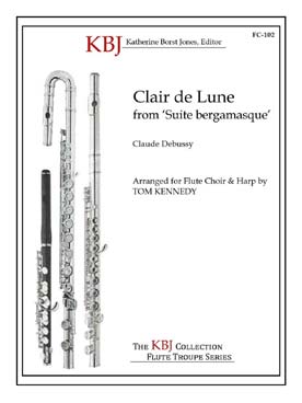 Illustration debussy clair de lune