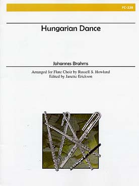 Illustration de Danse hongroise pour ensemble de flûtes et contrebasse