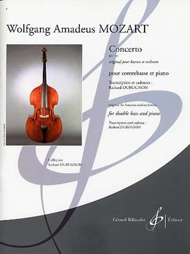 Illustration de Concerto K 191 pour basson et orchestre, tr. Dubugnon pour contrebasse et piano