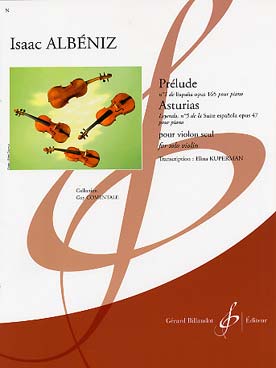 Illustration albeniz prelude n° 1 - asturias leyenda