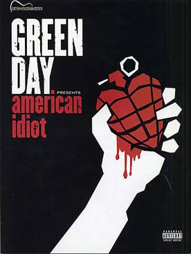Illustration green day american idiot (tab)